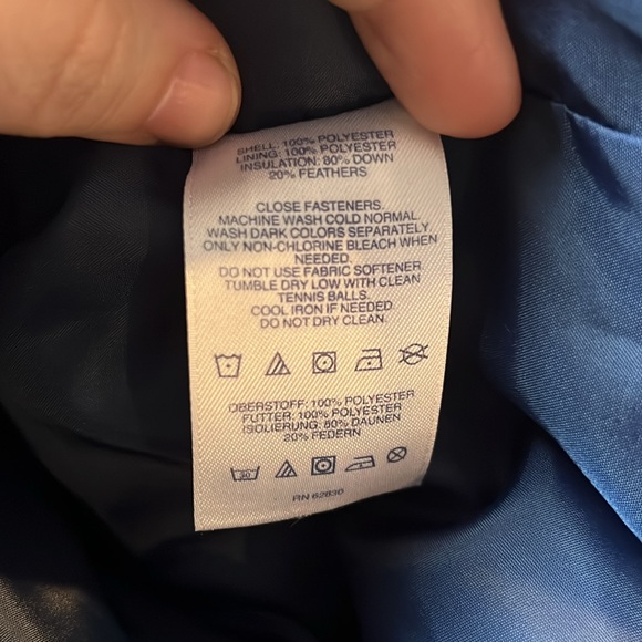 Lands End Mens Puffer Coat Jacket Medium - Picture 5 of 6